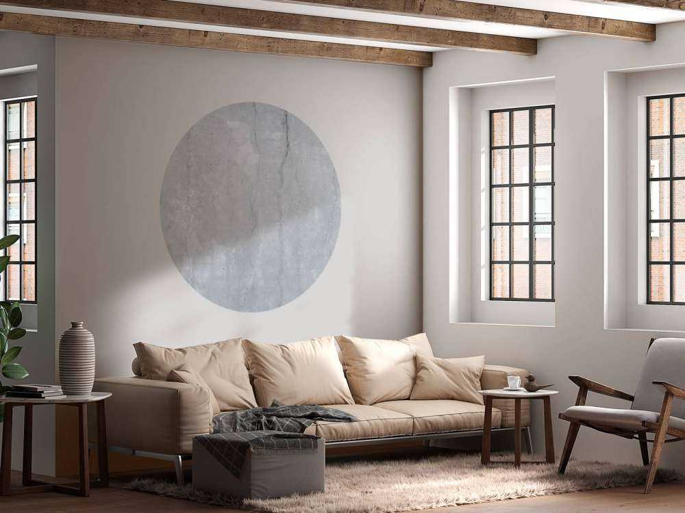 Grijze betonnen muur