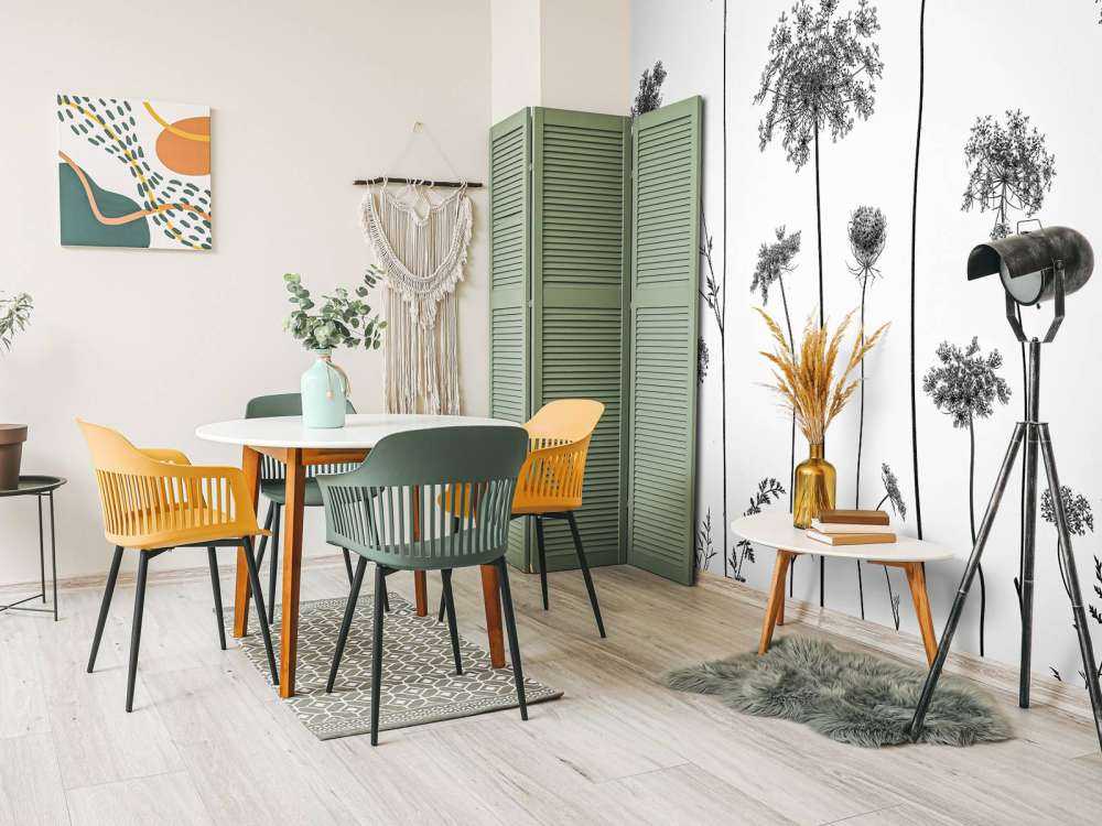 Cow parsley in black and white