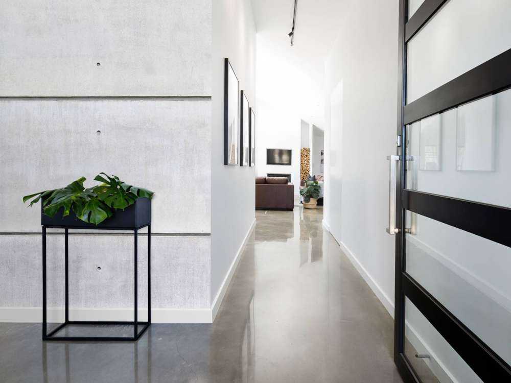 Horizontal concrete 