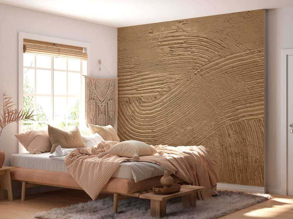 Textured lines in gold brown
