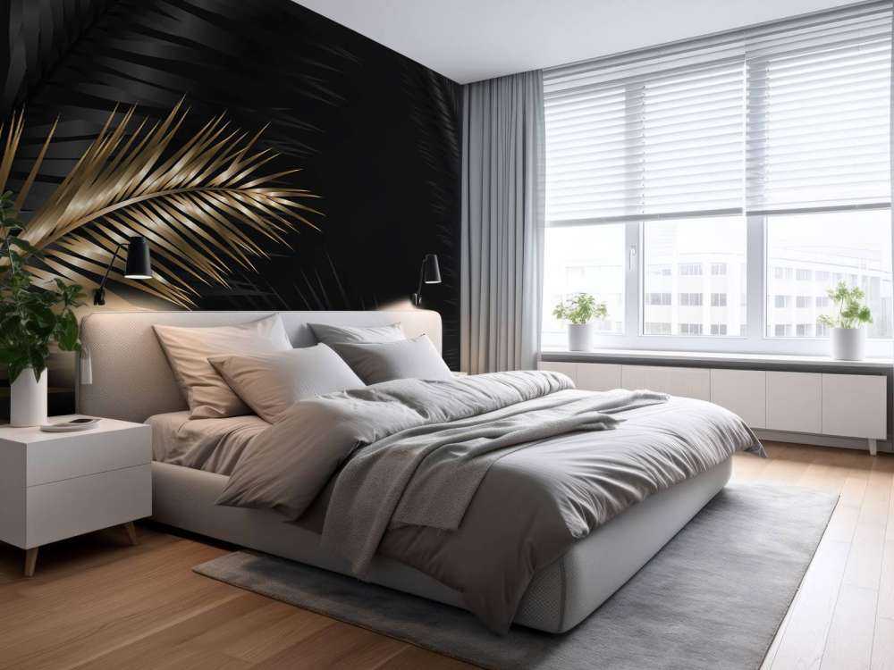 Ornamental palm leaves