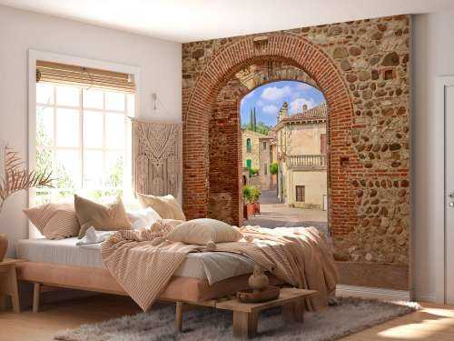 Passage with double arch