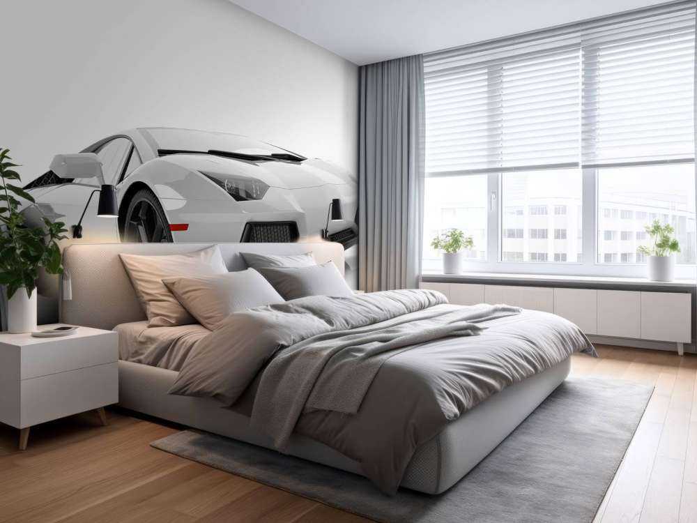White supercar