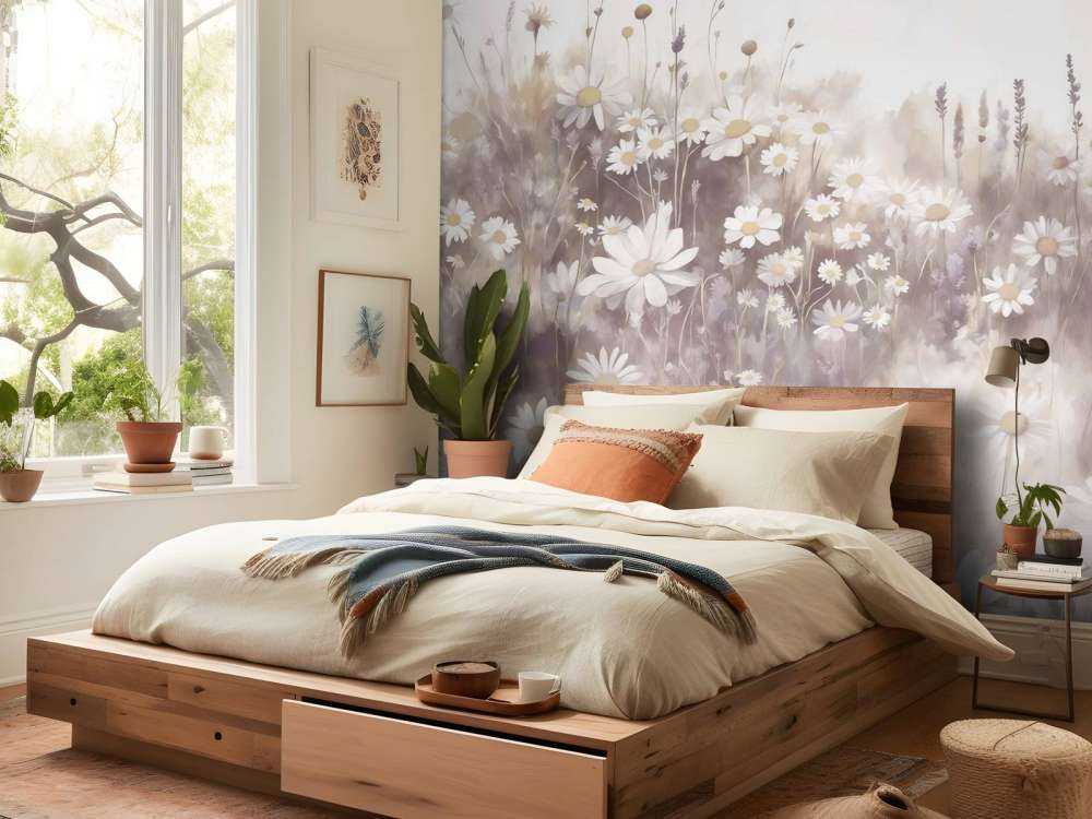 Quiet Daisies Meadow Pink