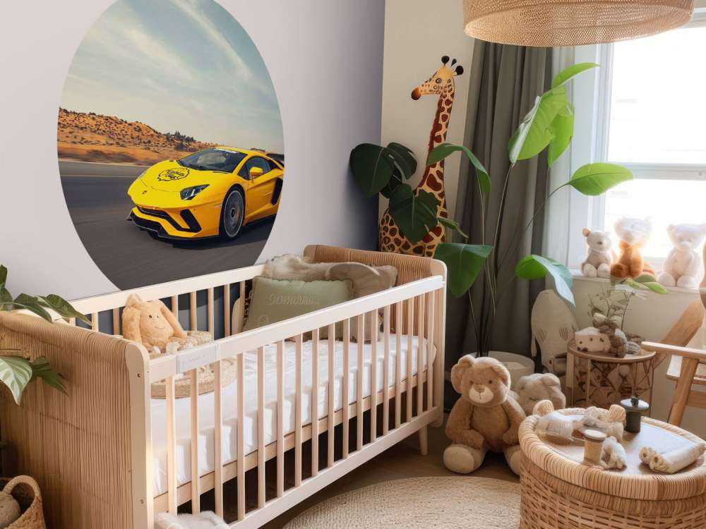 Lamborghini Aventador in action