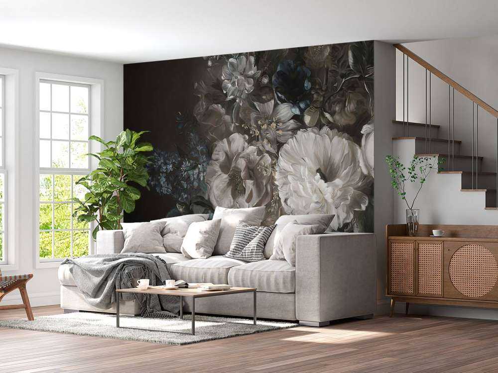 Bouquet with lilac white