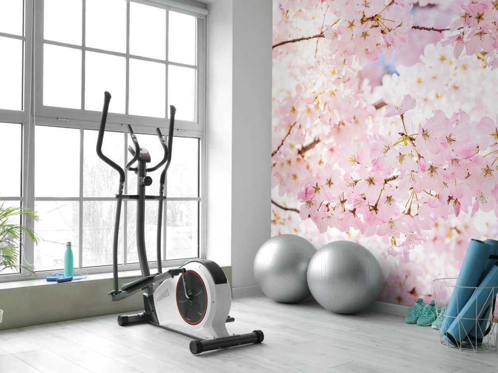 Dichtbegroeide bloesems