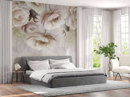 Beige flowers