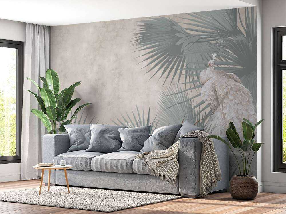 Peacocks in the tropics