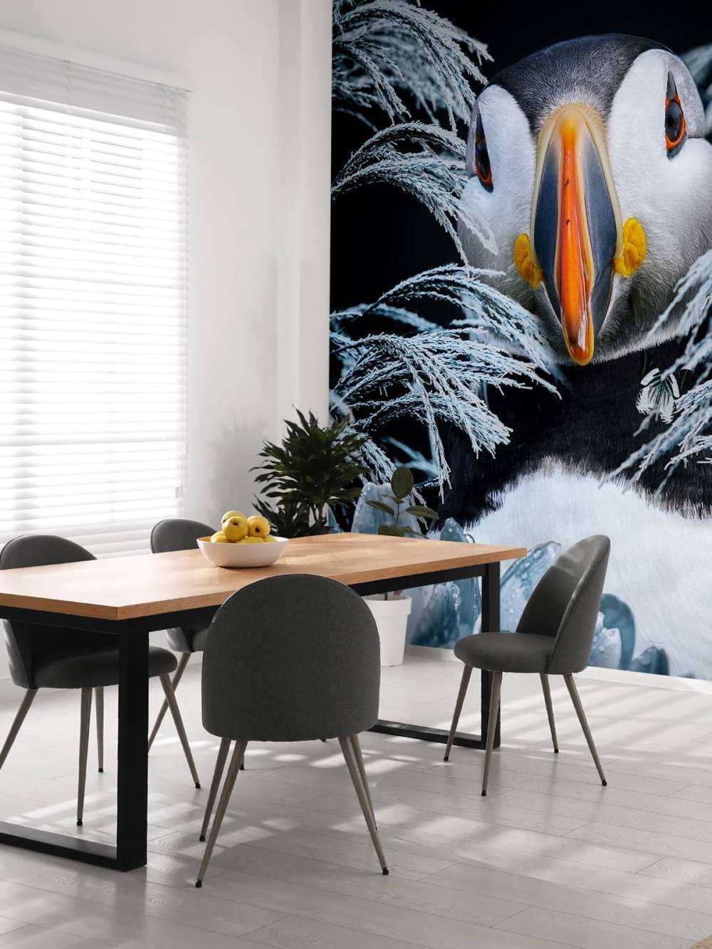 Atlantic Puffins Portrait