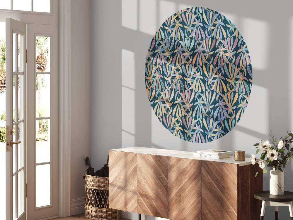 Flowers in pastel shades