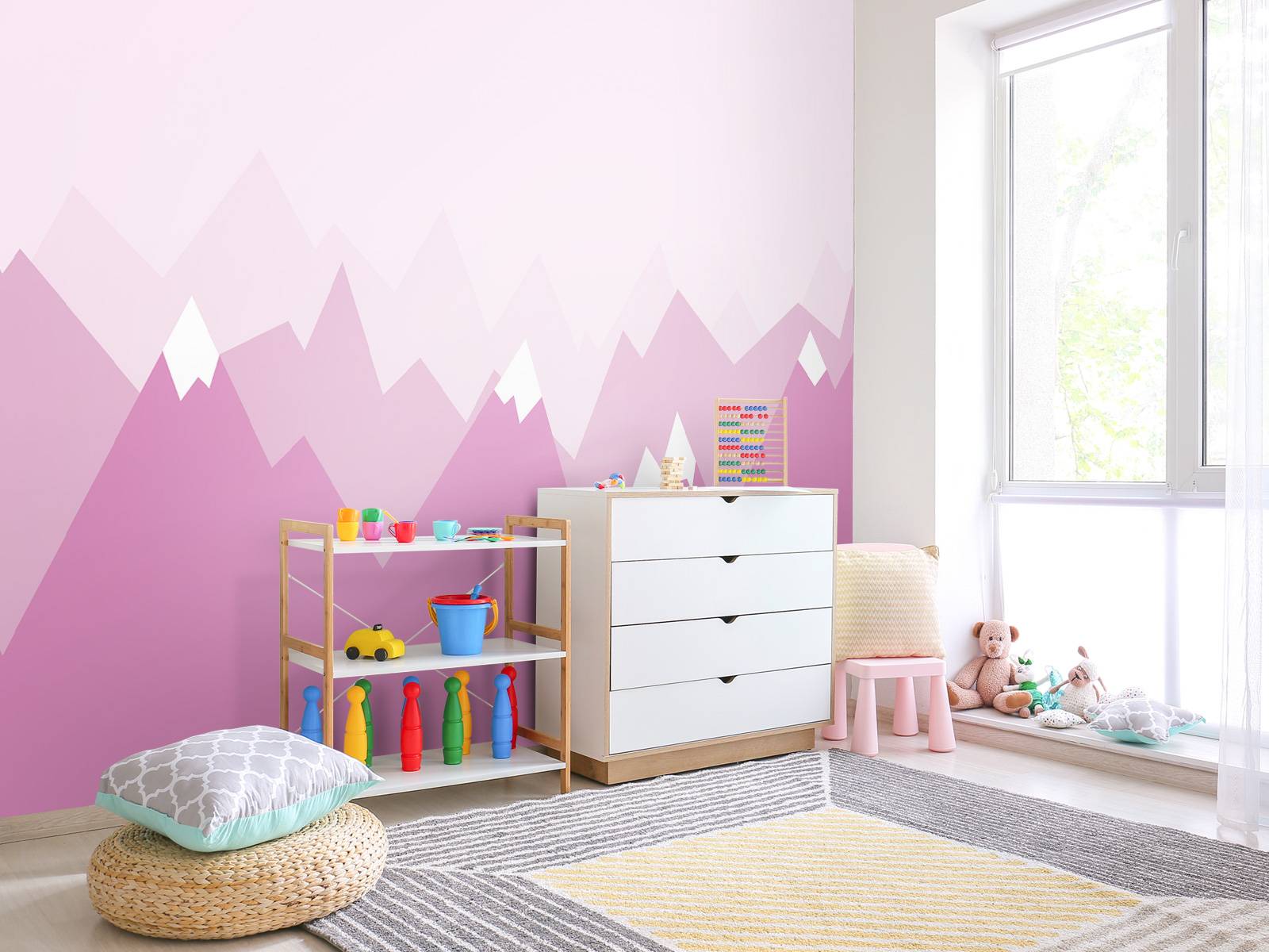 Pink mountains