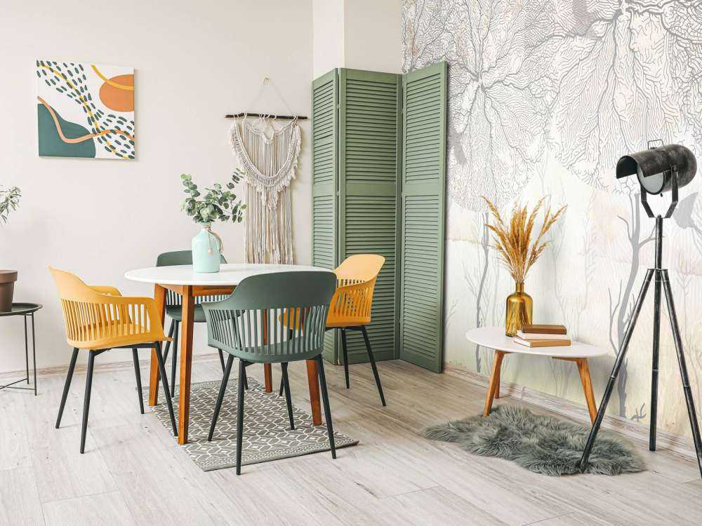 Graphic Trees - Yellow