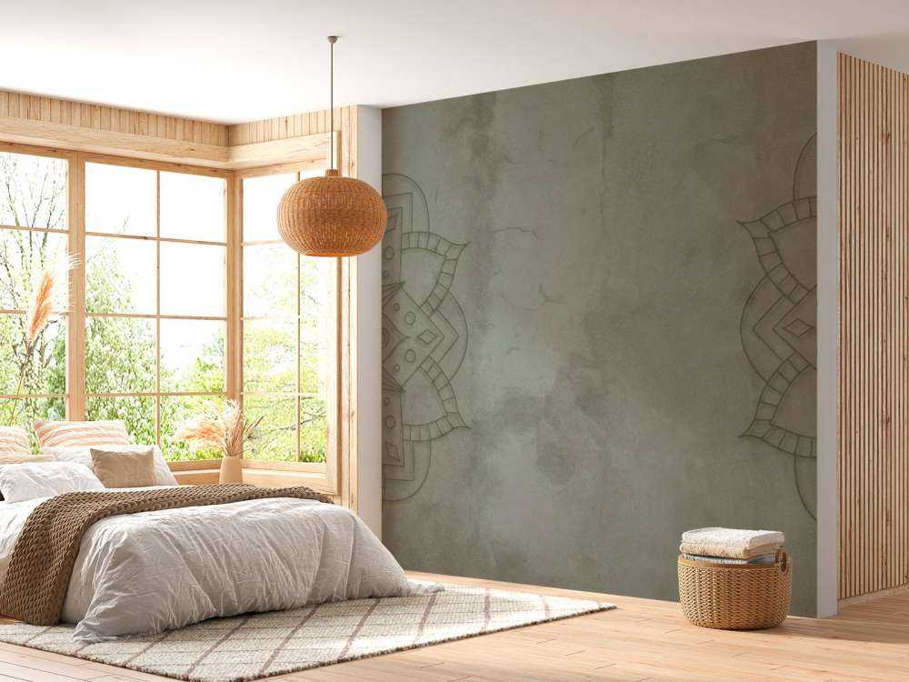 Green Weathered Mandala
