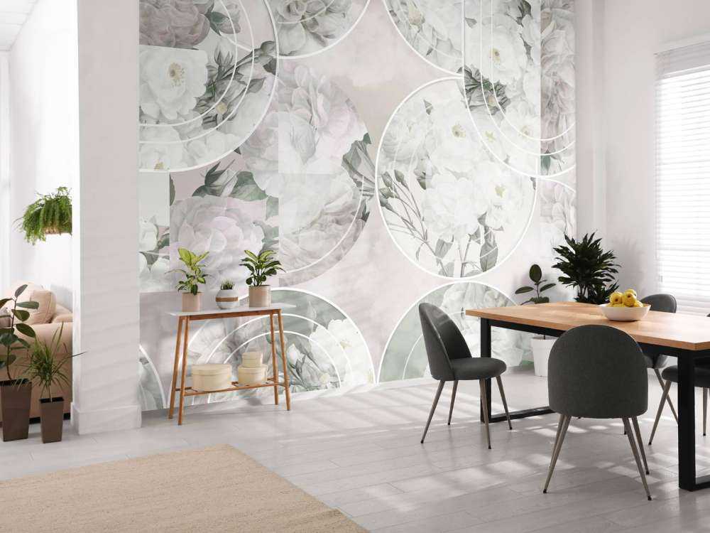 Timeless Floral Elegance - Soft White