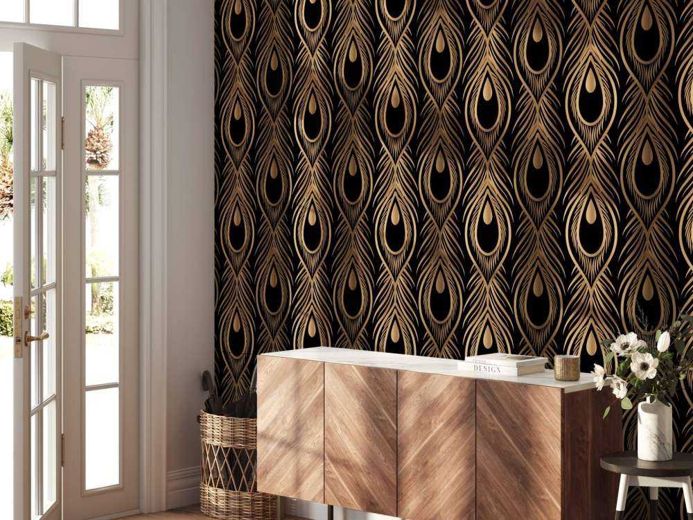 Golden Peacock Eye Symphony