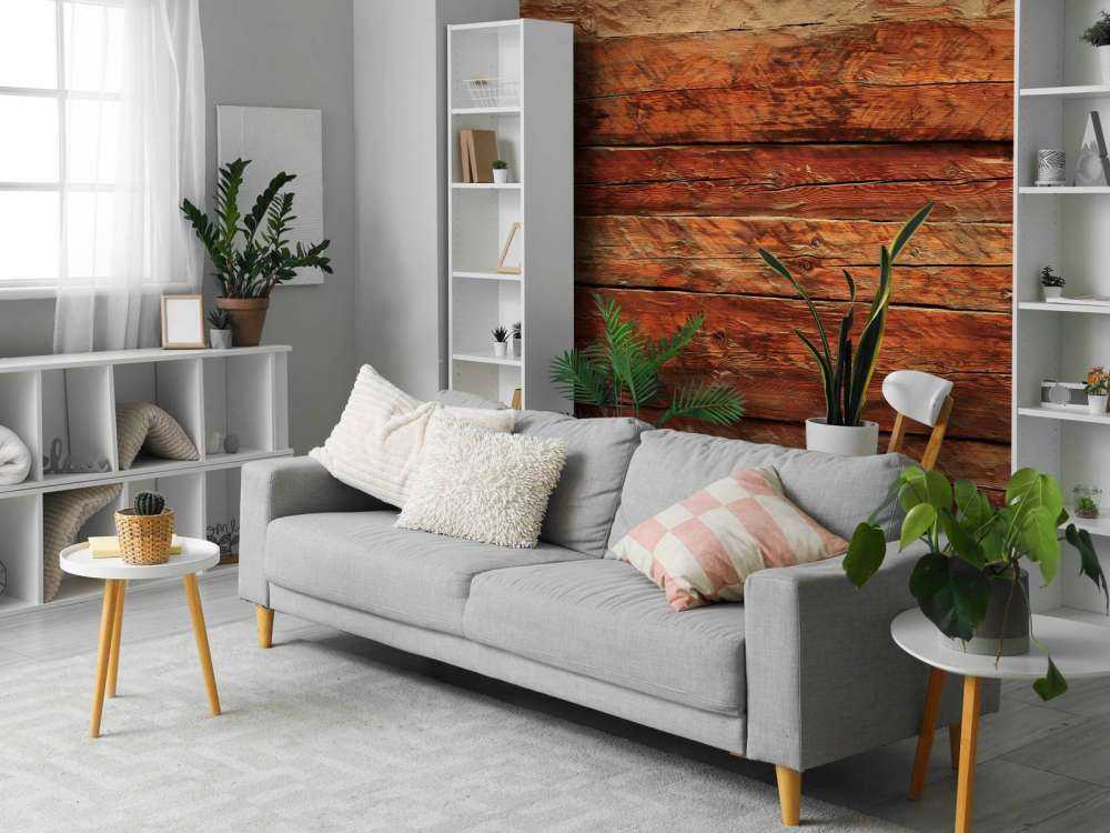 Wood with rough structure