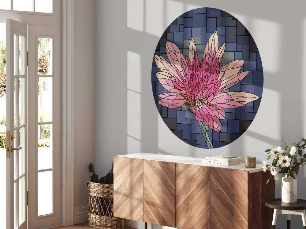 Pink flower in bloom