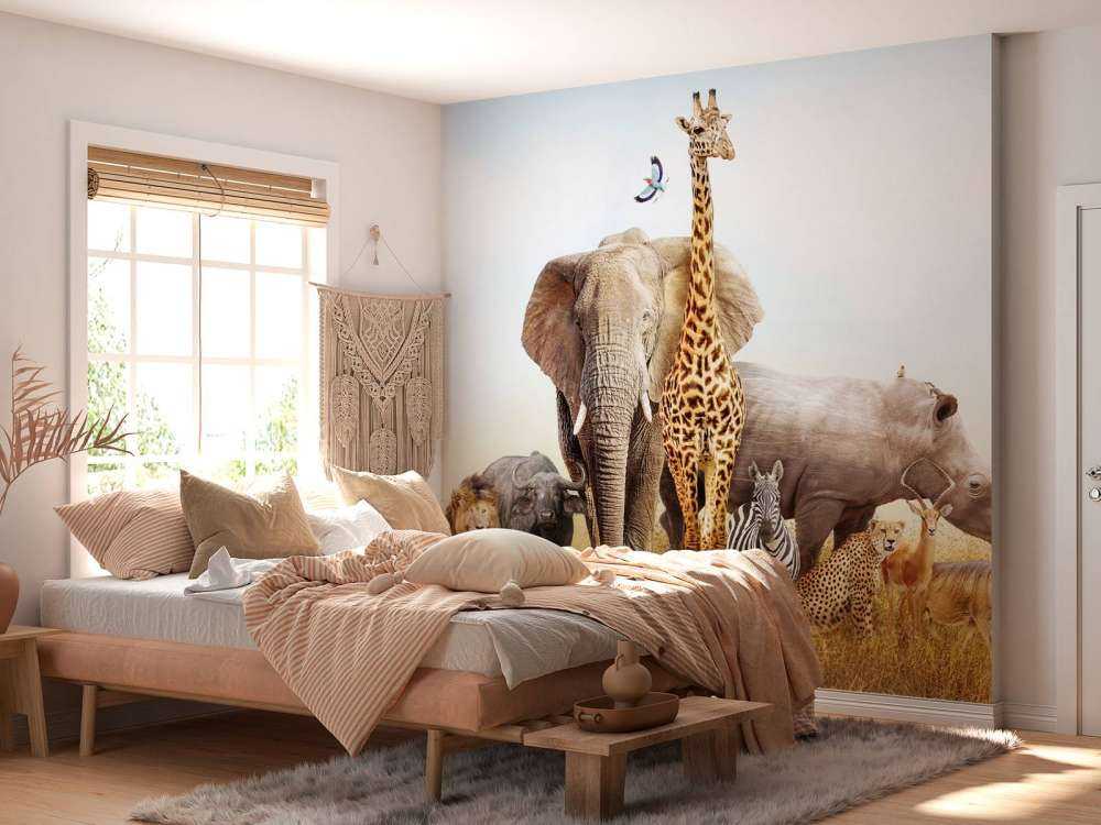 Animals in the savannah