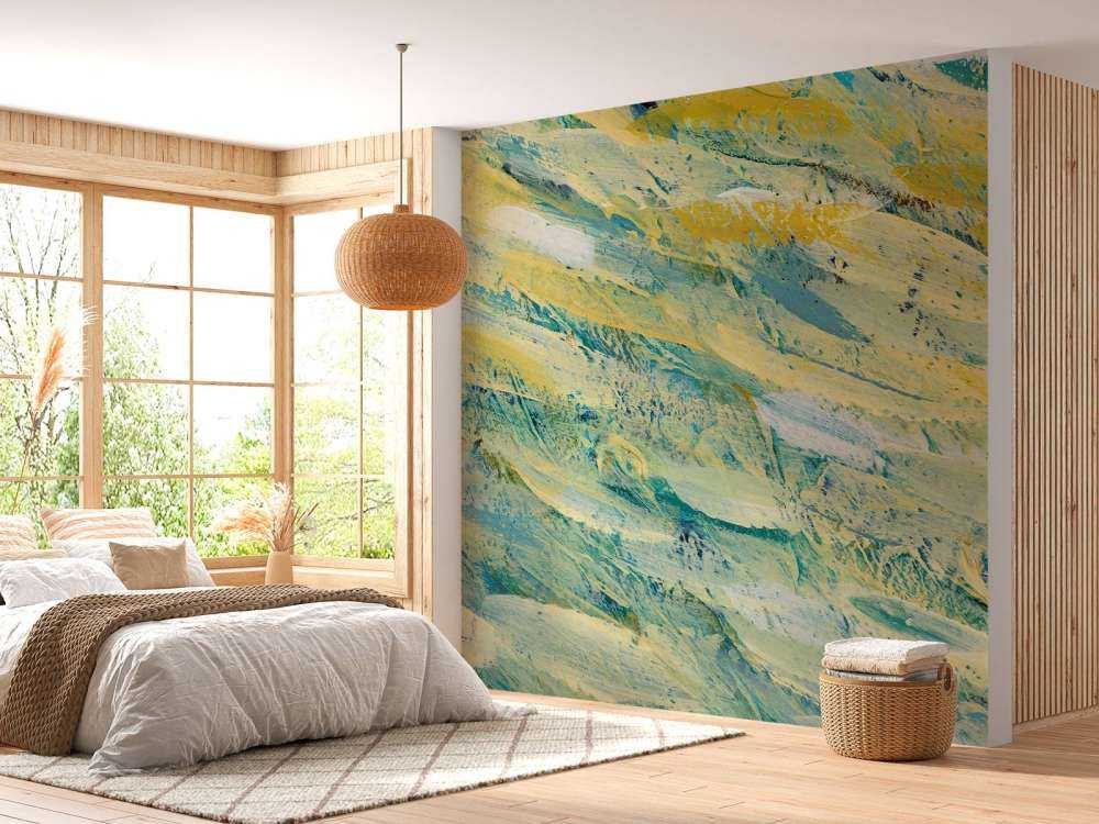 Coloured paint stripes