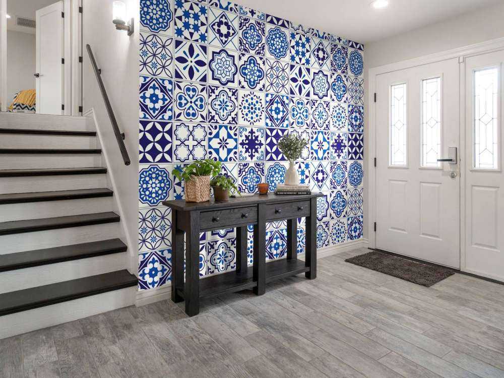 Blue tiles