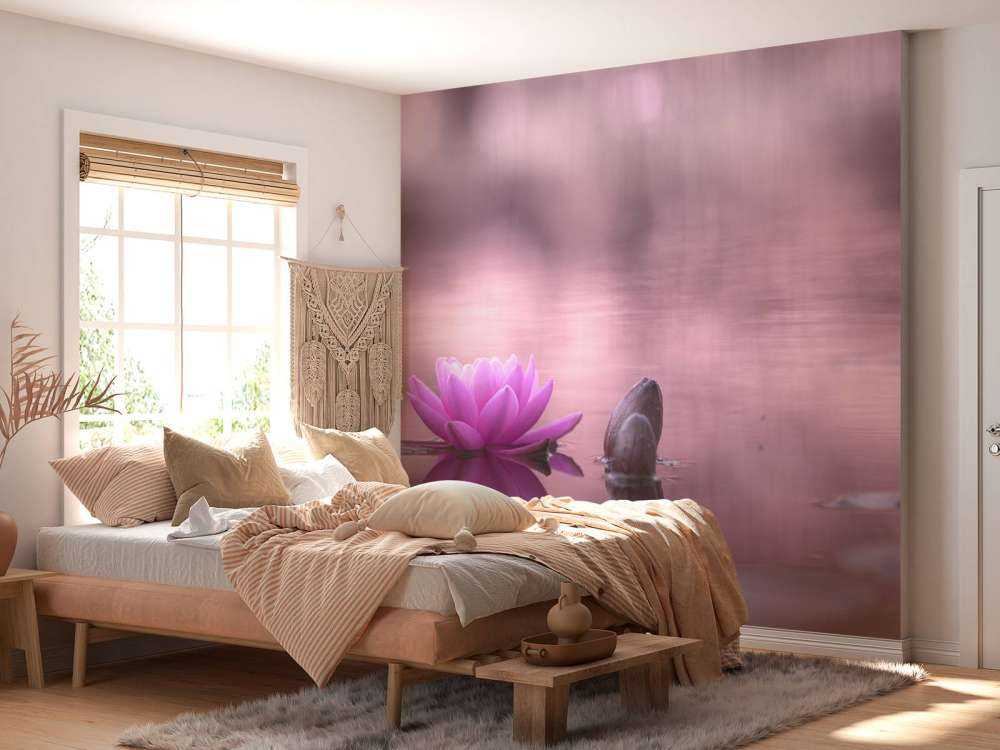 Lotus flower in pond