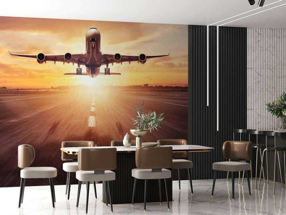 Photo wallpaper airplane