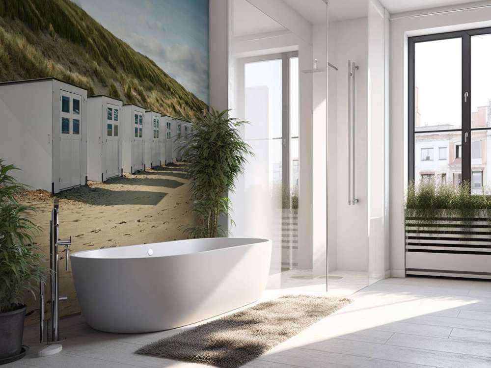 Cottages on the beach