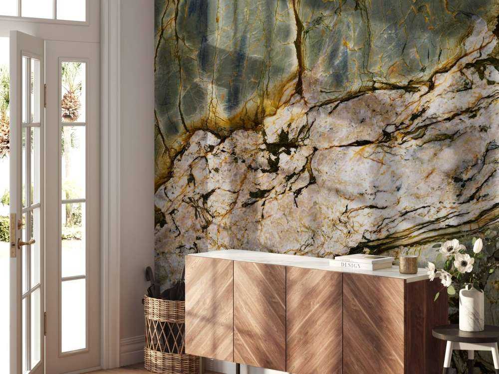 Cracked marble