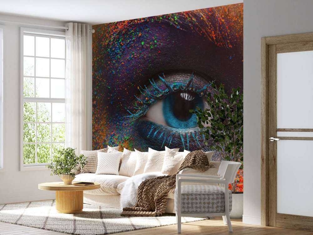 Colourful eye