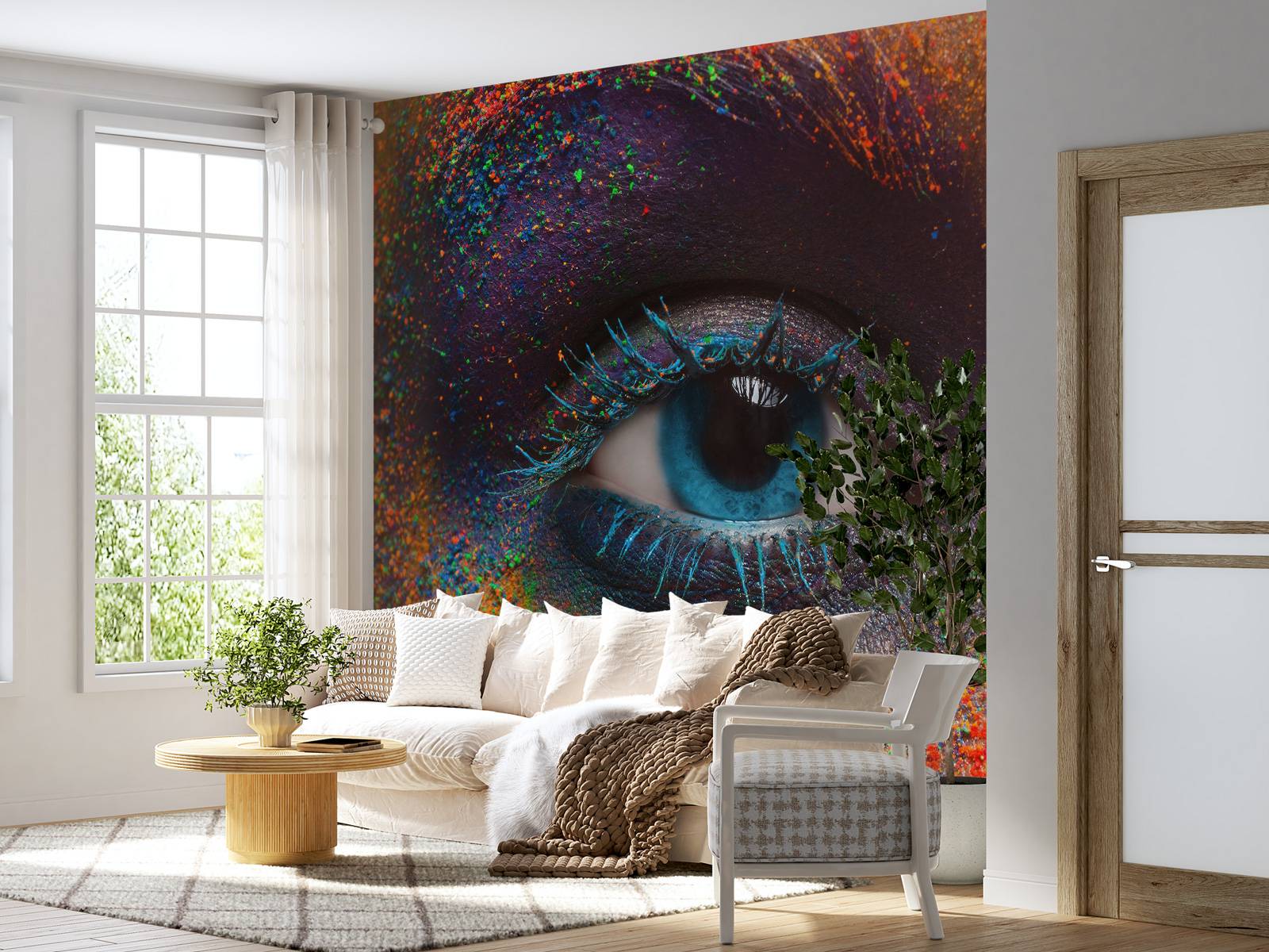 Colourful eye