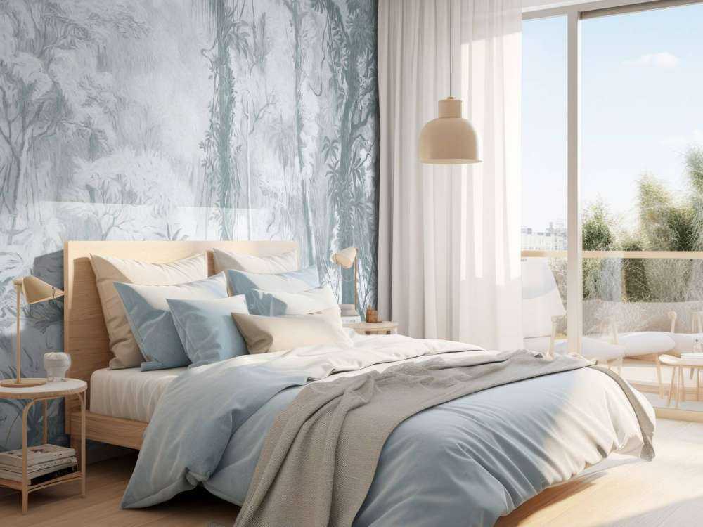 Tropical forest - blue