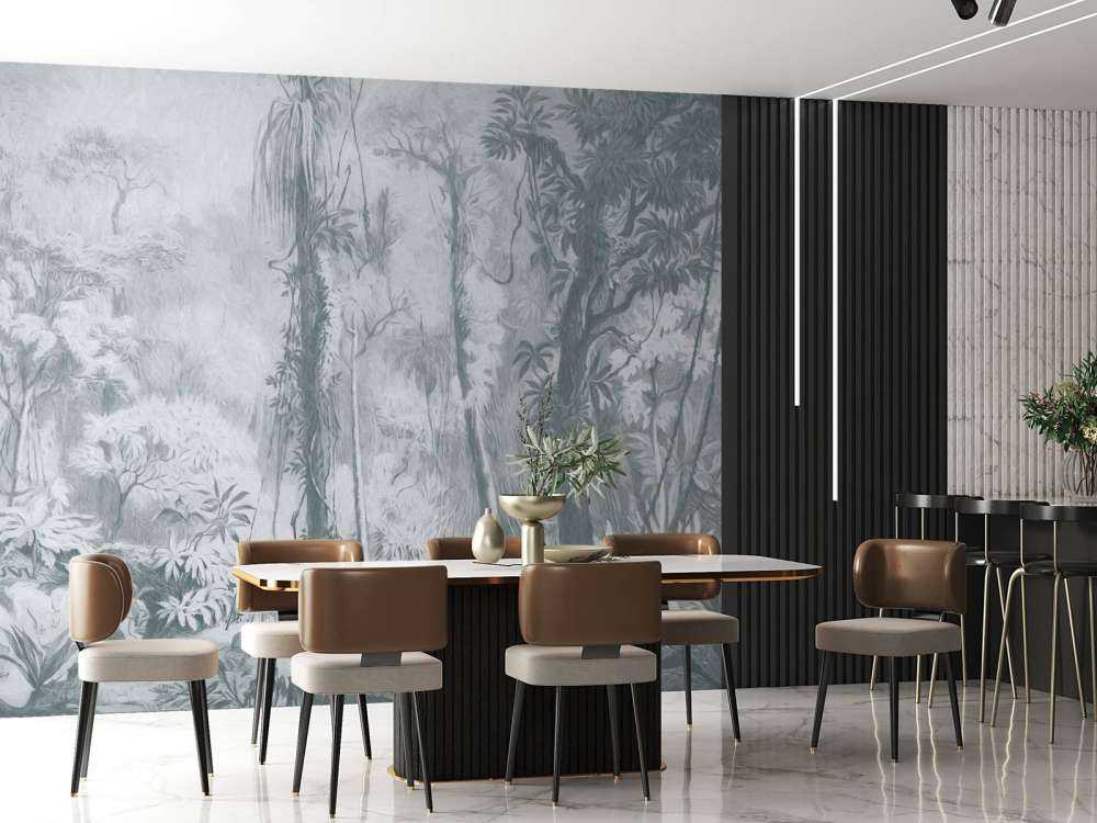 Tropical forest - blue