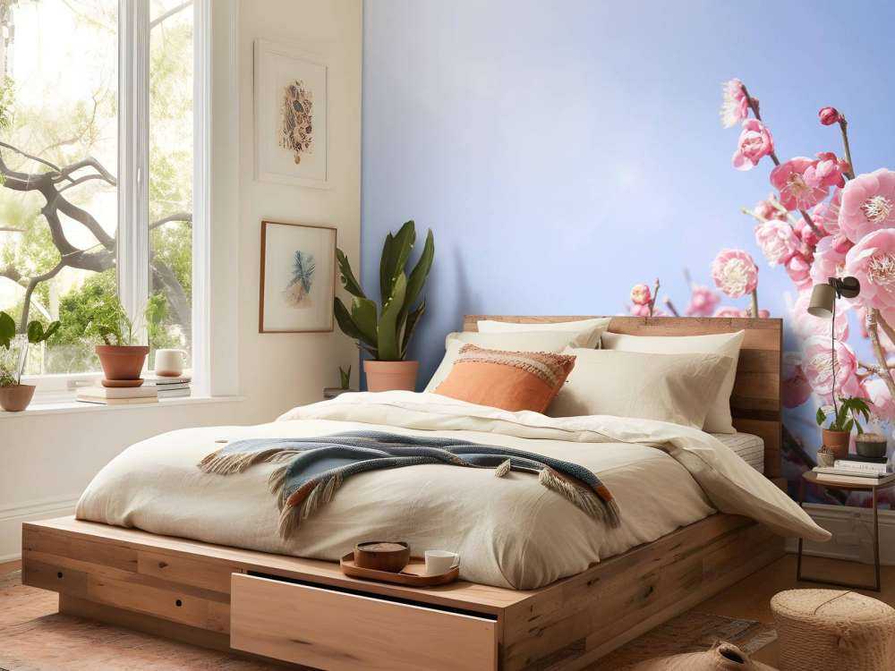 Blossoms with blue sky