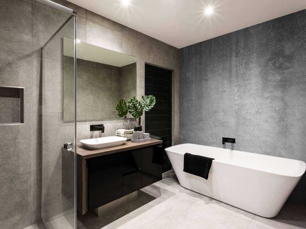 Detailed grey concrete