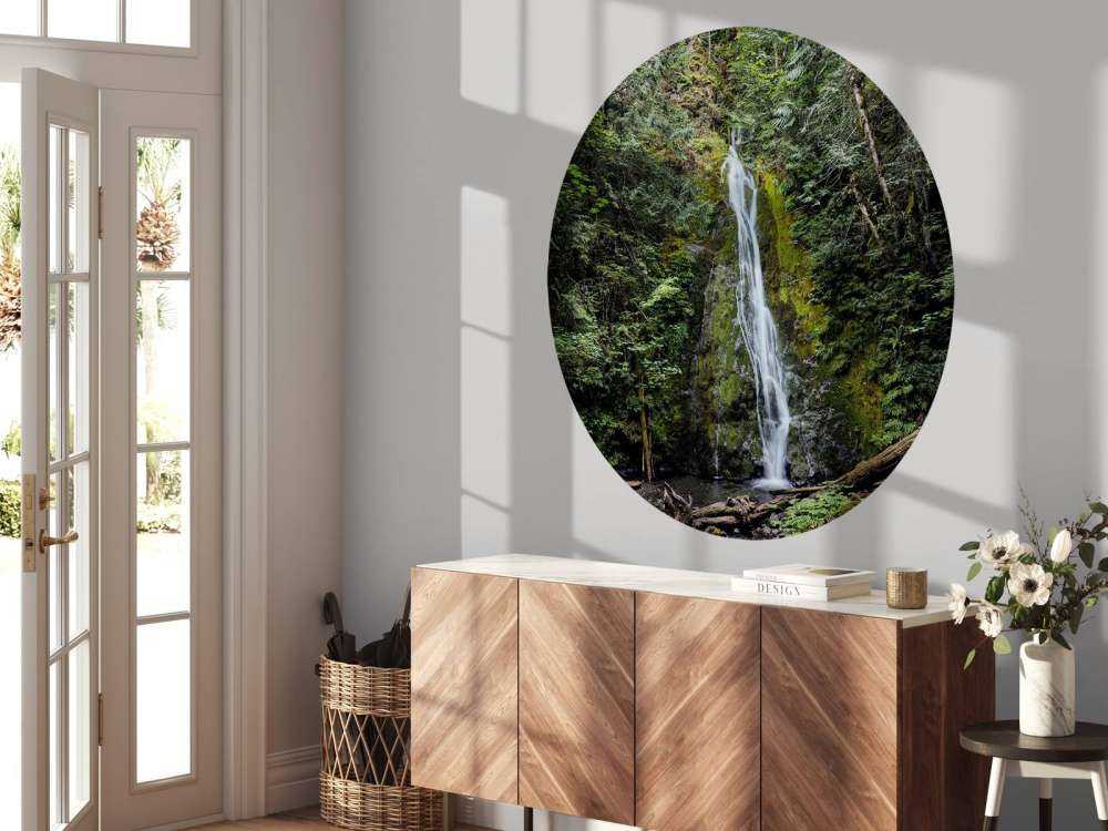 Waterfall in colourful surroundings