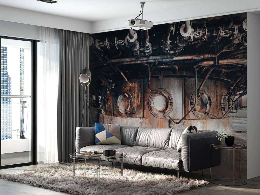 Old industrial furnace