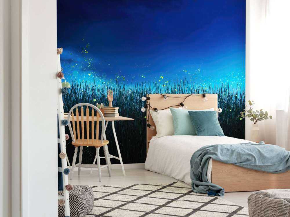 Fireflies in the night