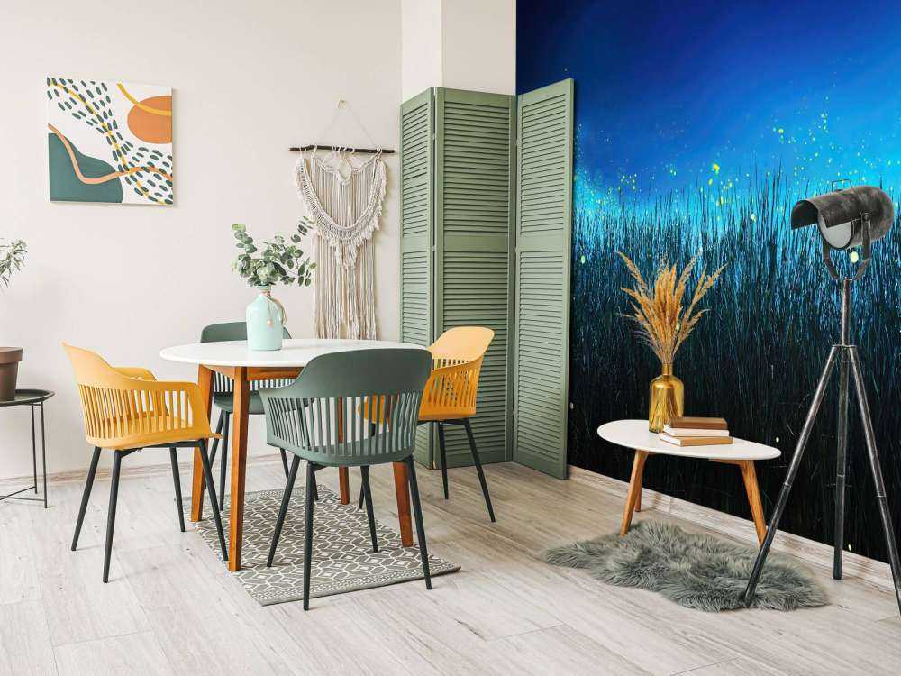 Fireflies in the night