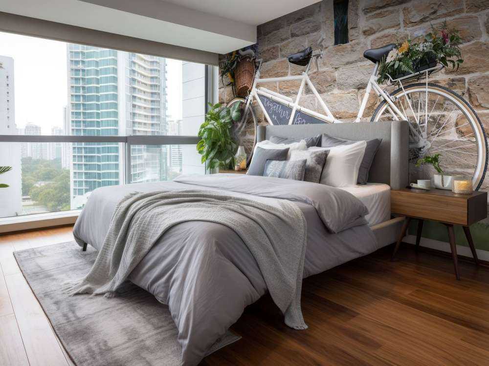 Vintage wedding bike