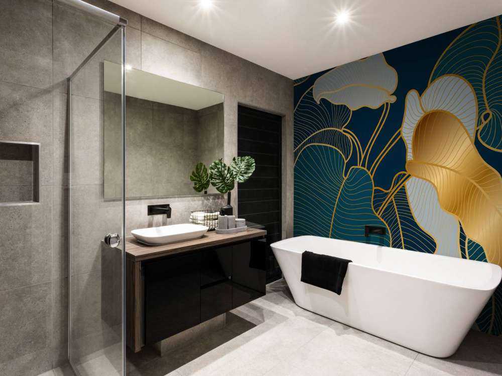 Luxury gold Art Deco