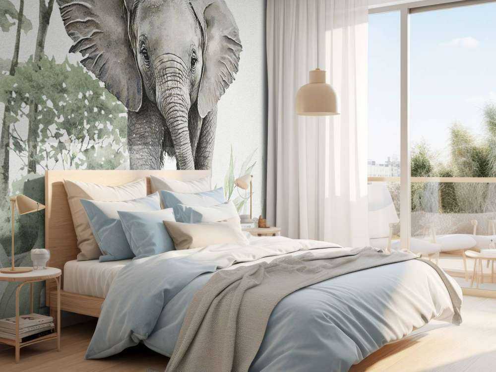 Elephant in the jungle