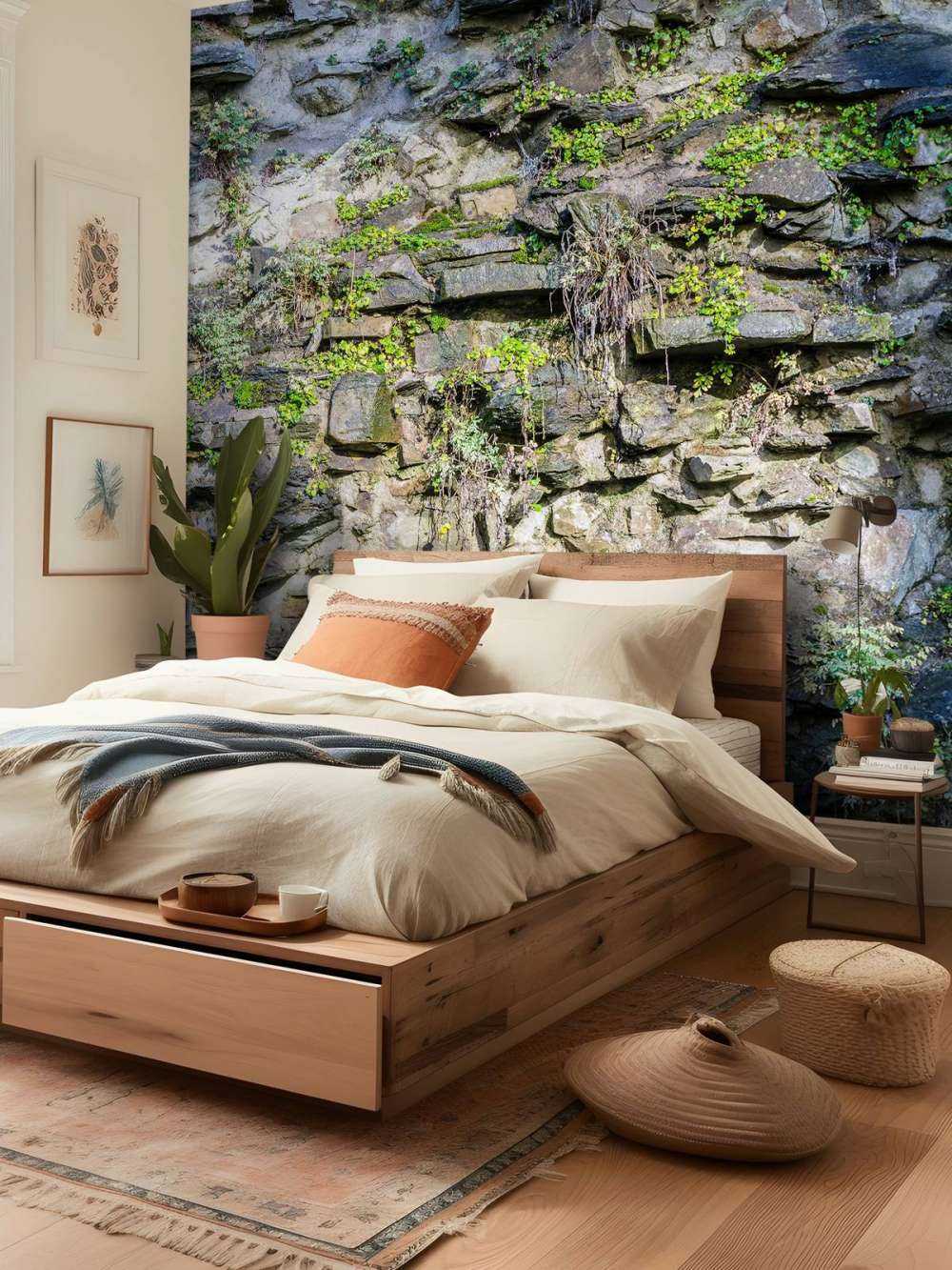 Overgrown wall