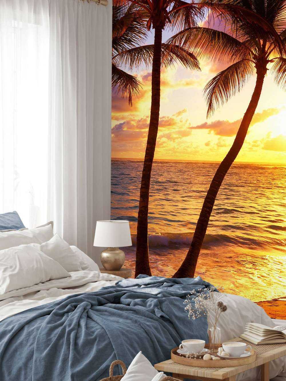 Colourful beach