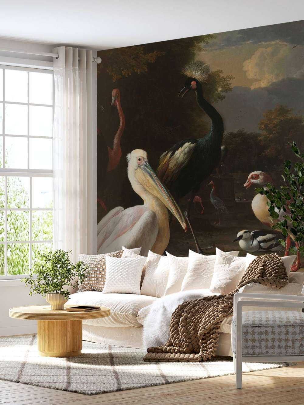 The floating feather