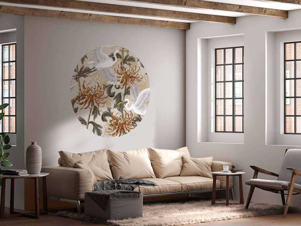 Swan Dance Chrysanthemum Glow