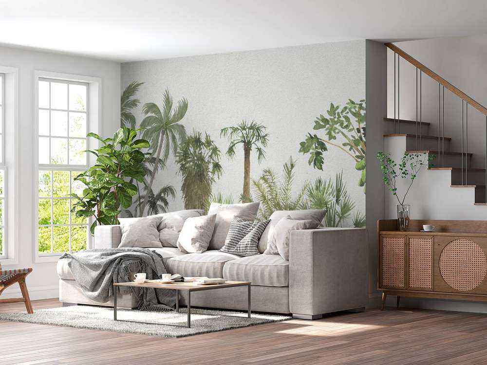 Tropical trees and plants