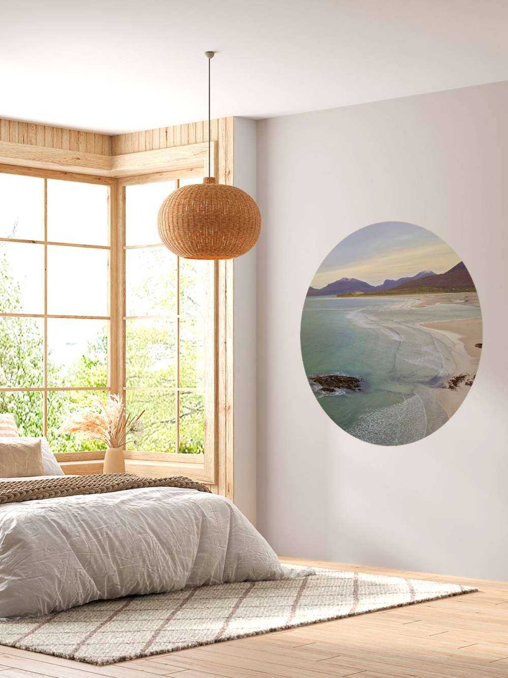 Sea and mountains along the coast