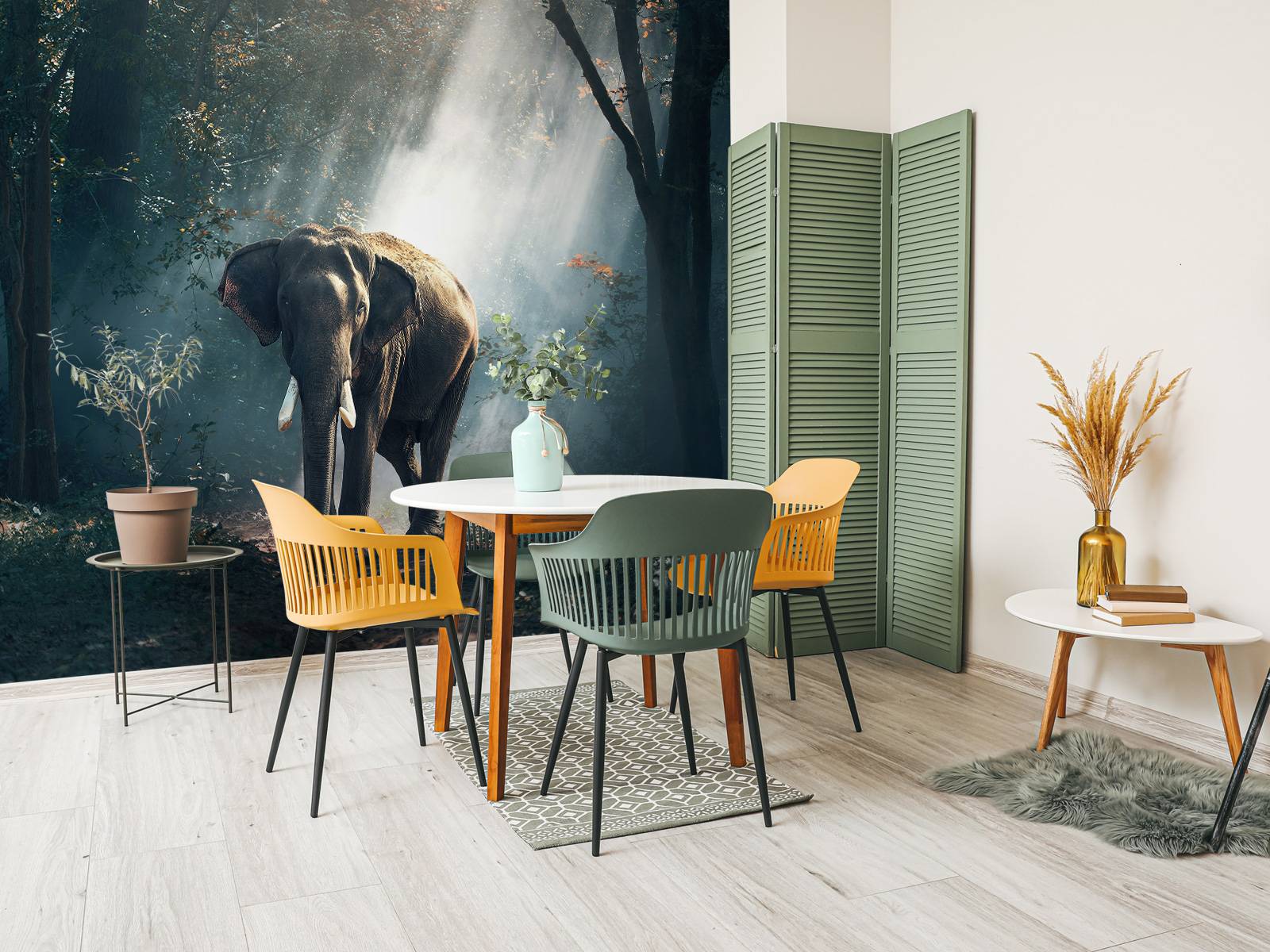 Elephant in a jungle