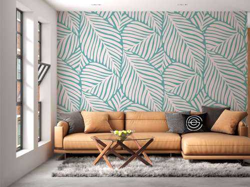Tropical coloured leaves